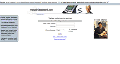 Desktop Screenshot of importassistant.com